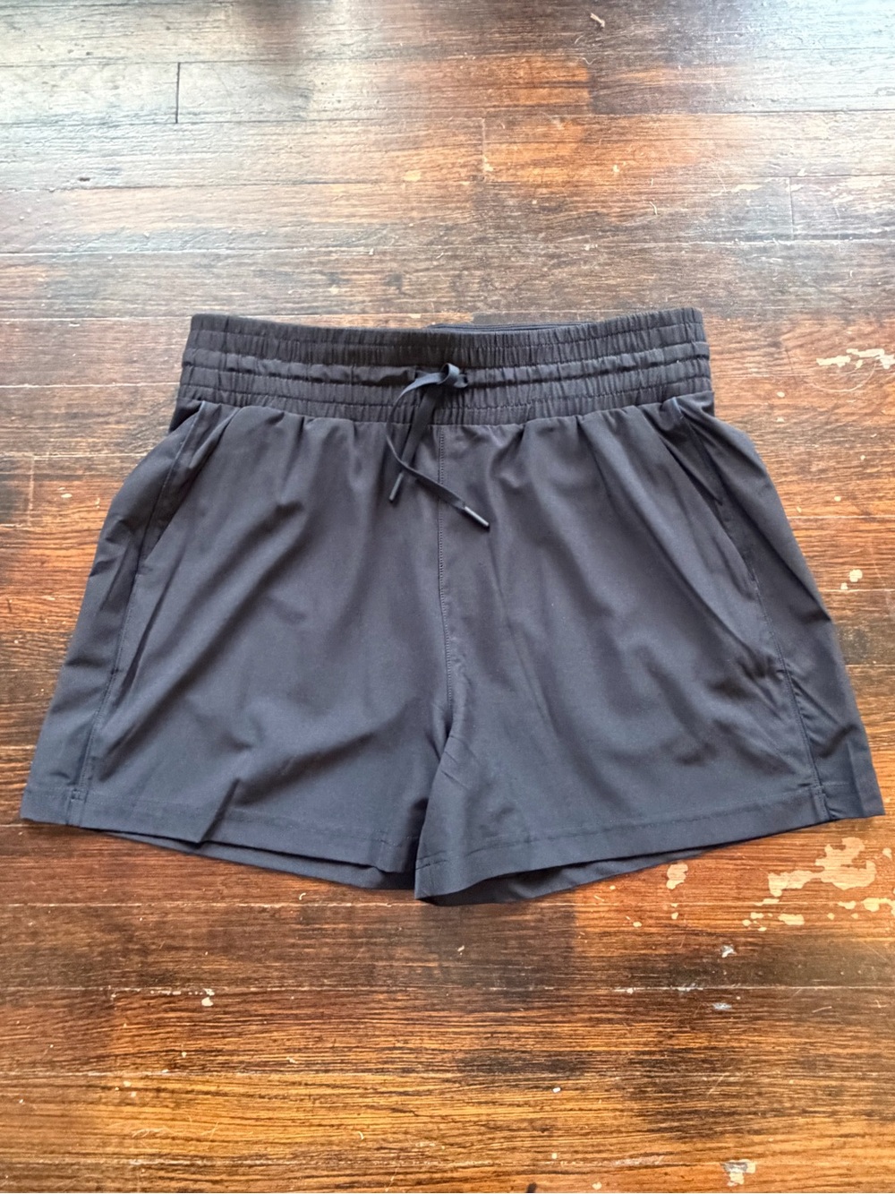 SPANX Women’s Black Athletic Drawstring Shorts